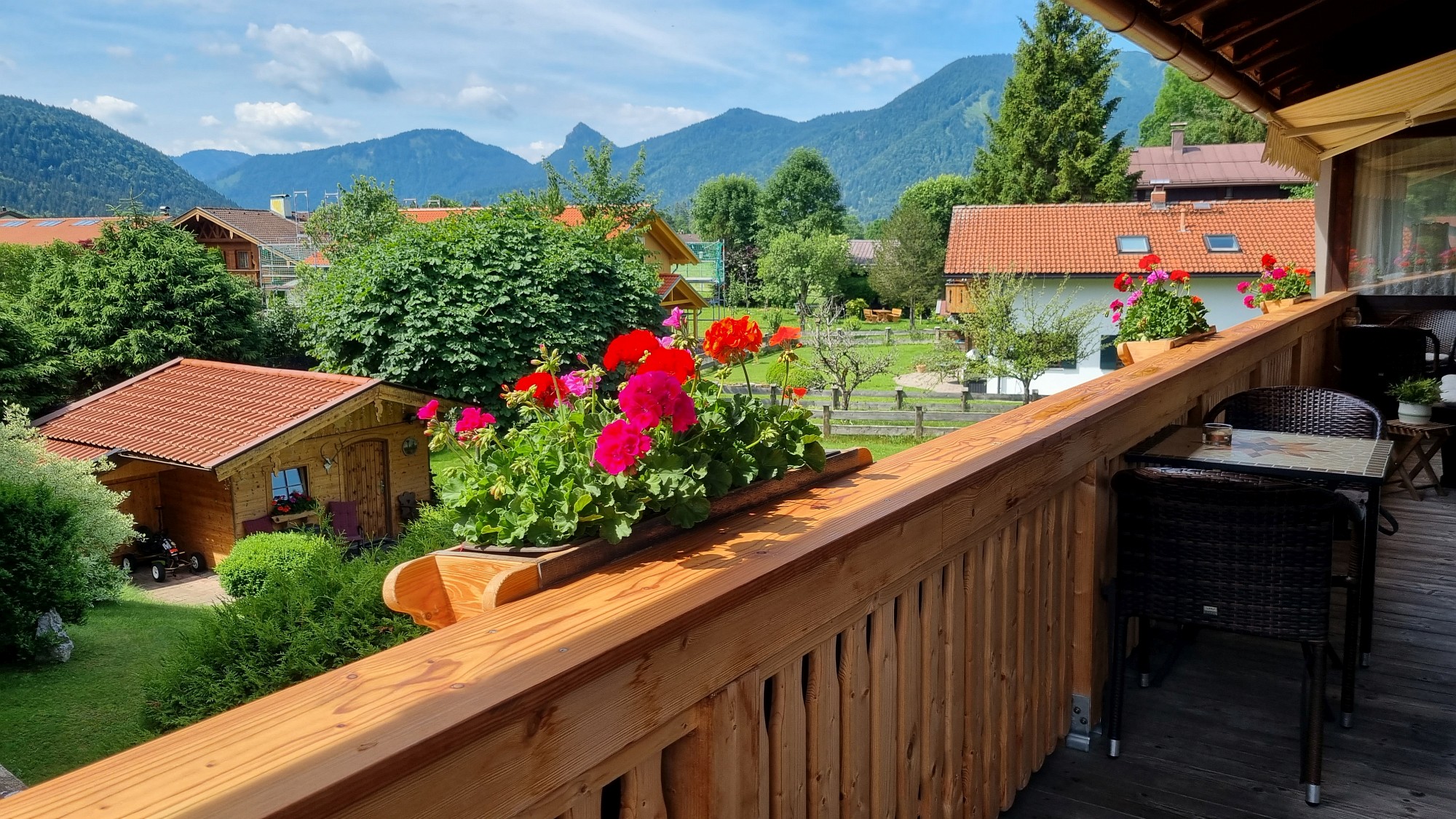 FeWo am Wallberg - Blick vom Balkon